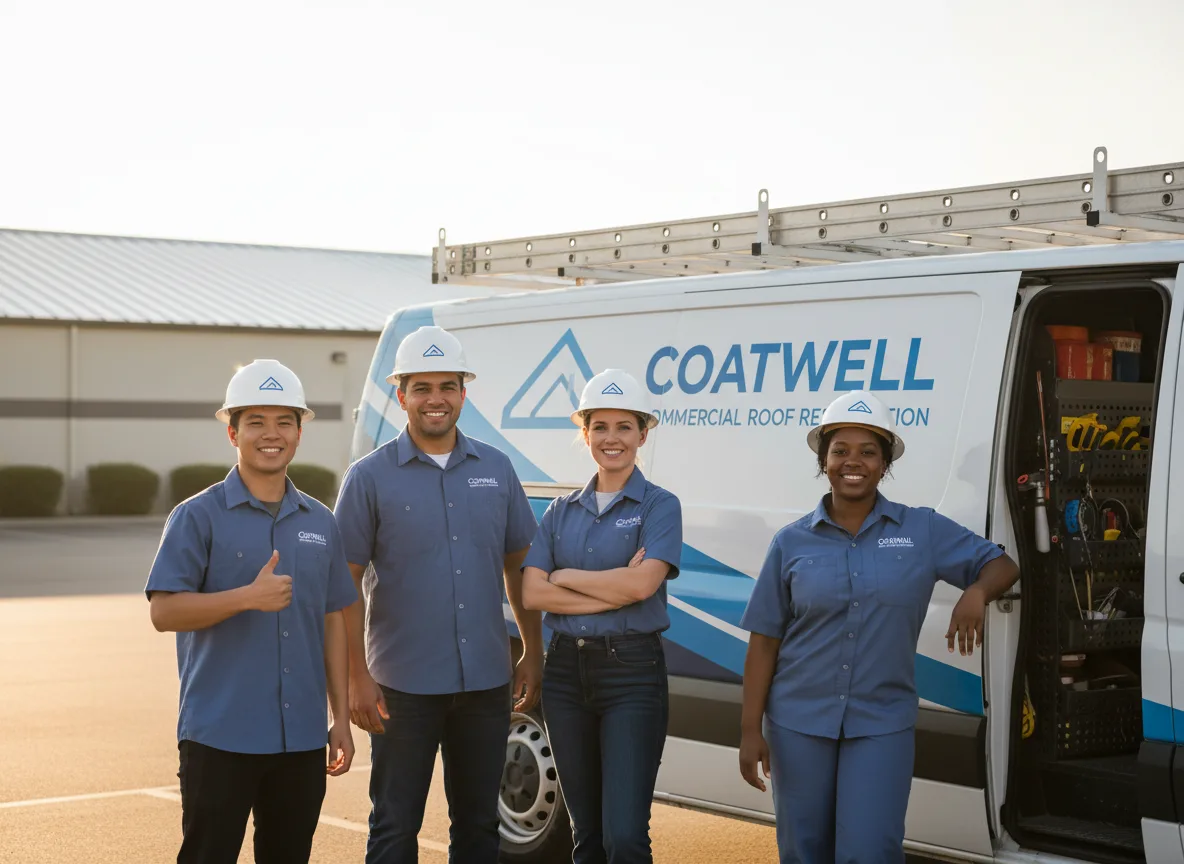 Commercial roof coating company in Alexander, KS
